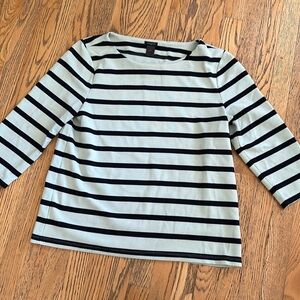 Ann Taylor mint striped sweater